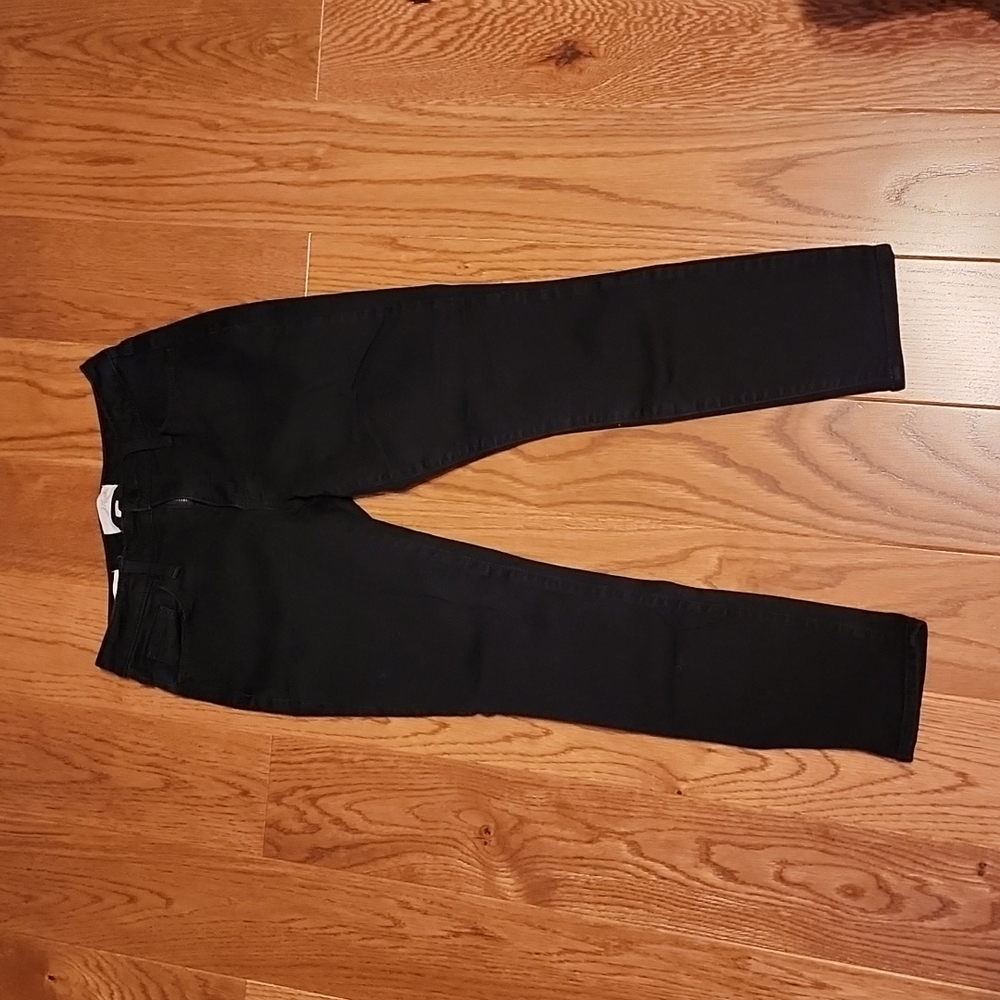 Mid Rise Curvy Skinny Black Jeans - 4/27S